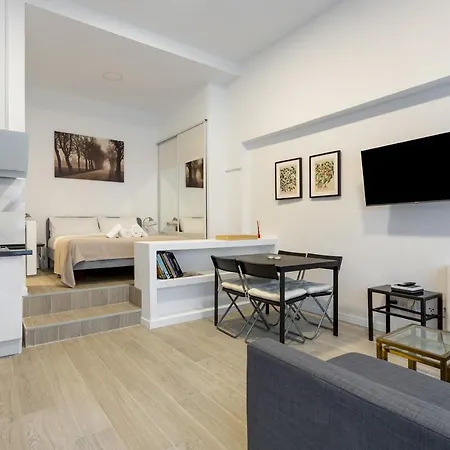1 Bedroom 1 Bathroom Furnished - Av De America - Studio - Mintystay Madrid Exterior photo